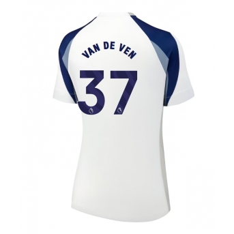 Billige Fotballdrakt Tottenham Hotspur Micky van de Ven #37 Replika Hjemmedrakt Dame 2025-26 Kortermet